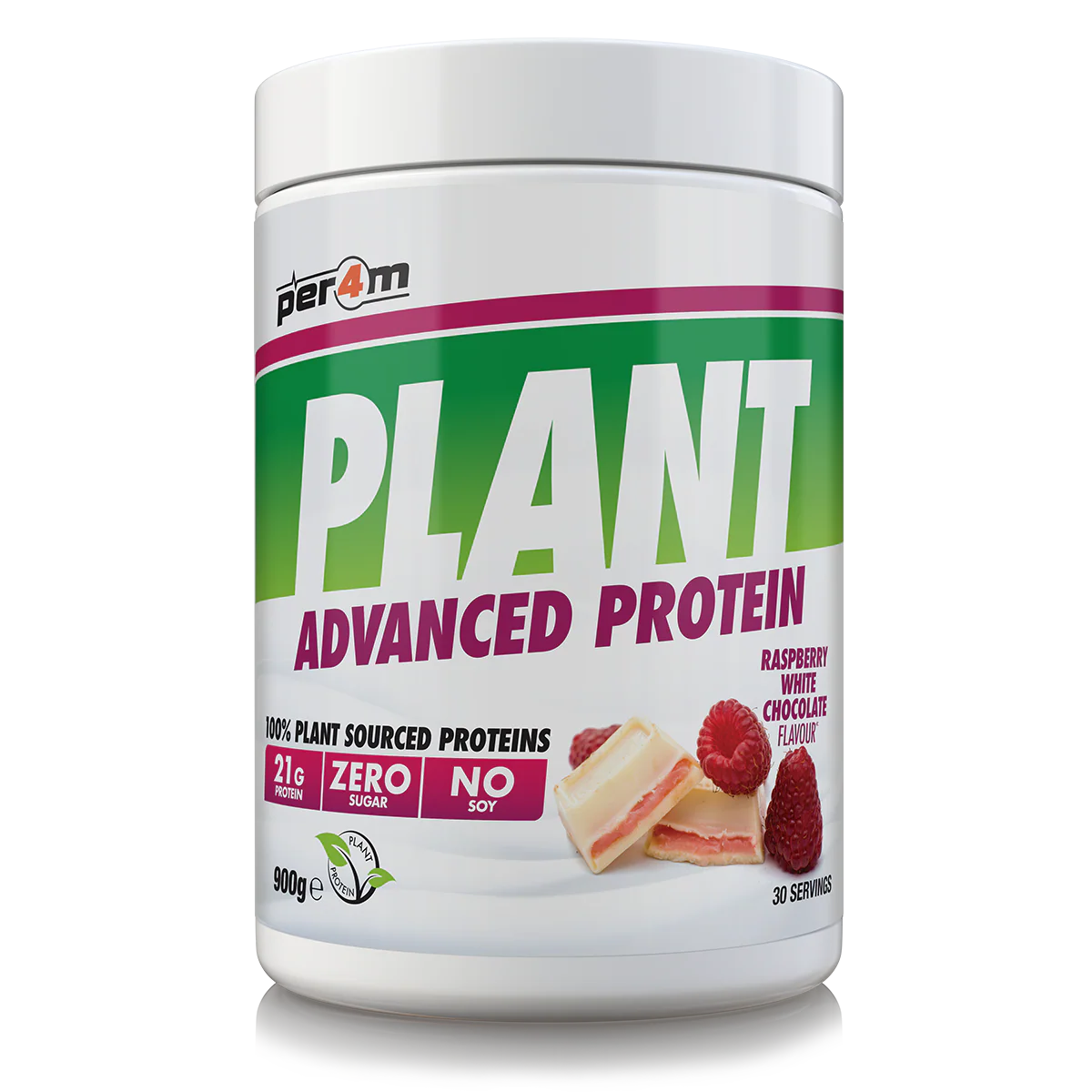 Plant Protein Raspberry White Chocolate